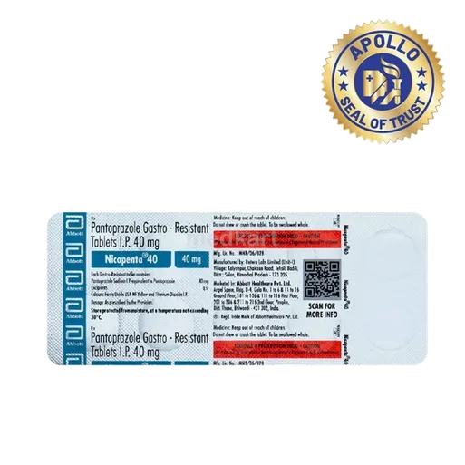 nicopenta 40 tablet 10's